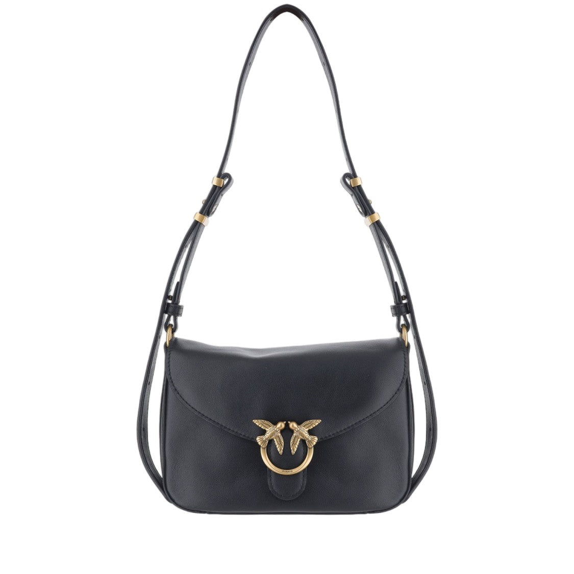 Pinko Structured Clasp Shoulder Bag