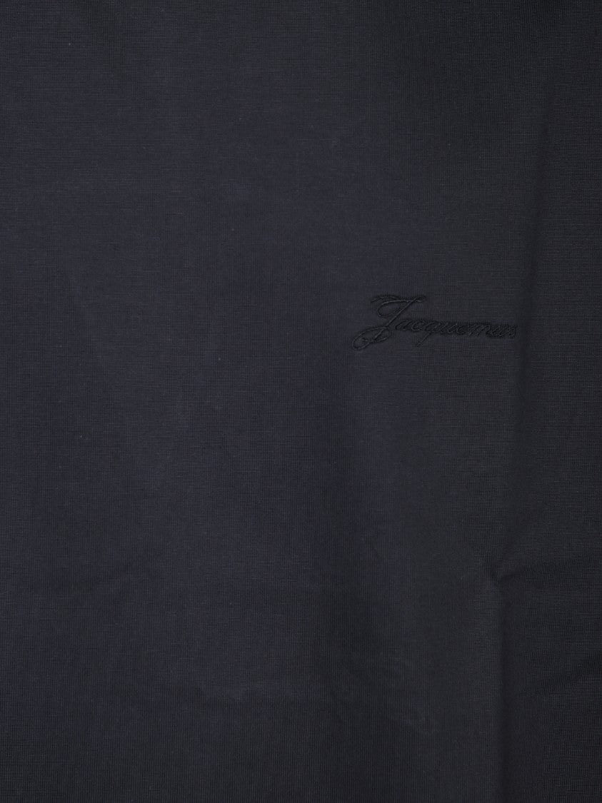 Jacquemus Regular Fit Cotton T-Shirt With Tone-On-Tone Logo