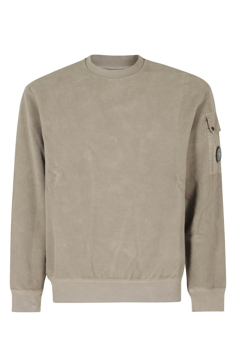C.P. Company Fallen Rock Diagonal Fleece Crew Neck Sweatshirt