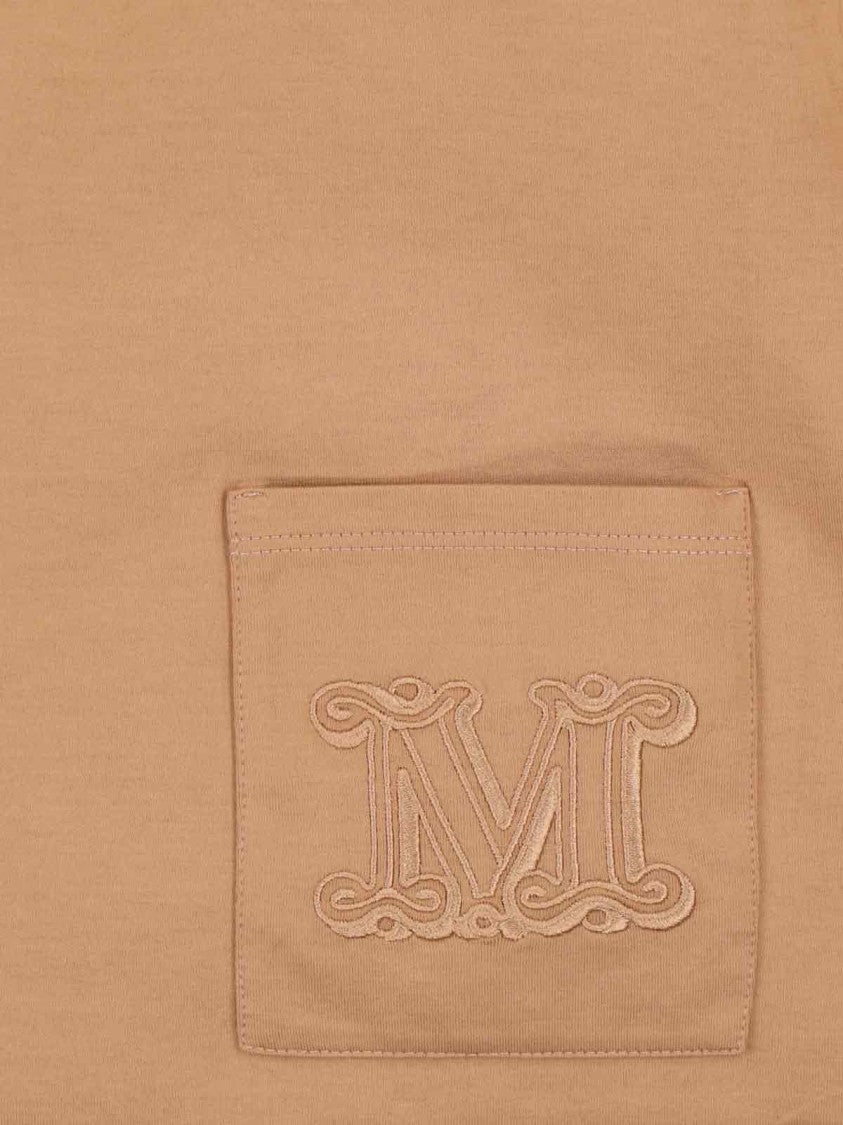 Max Mara Logo T-Shirt – Beige