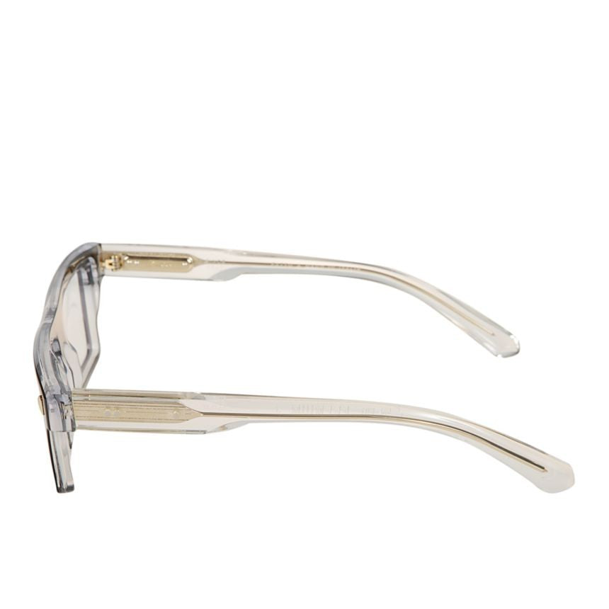 Kador Premium 3 Rectangular Black Frame Eyeglasses With Translucent Arms
