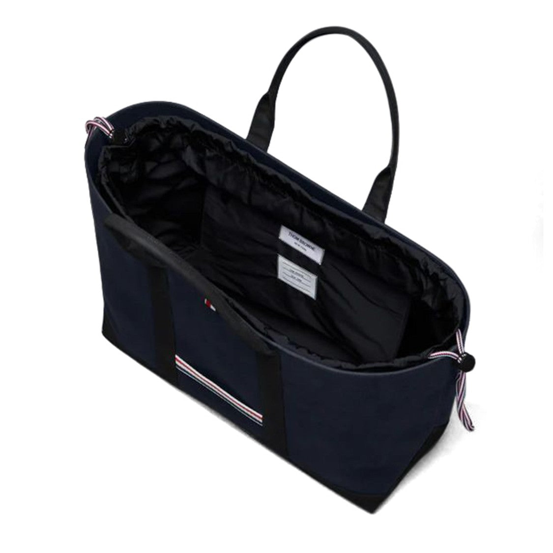 Thom Browne Structured Medium Tool Tote With Drawstring Closure