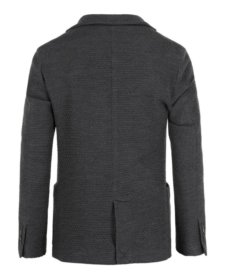 Slowear Zanone Single-Breasted Slim Fit Wool Blazer
