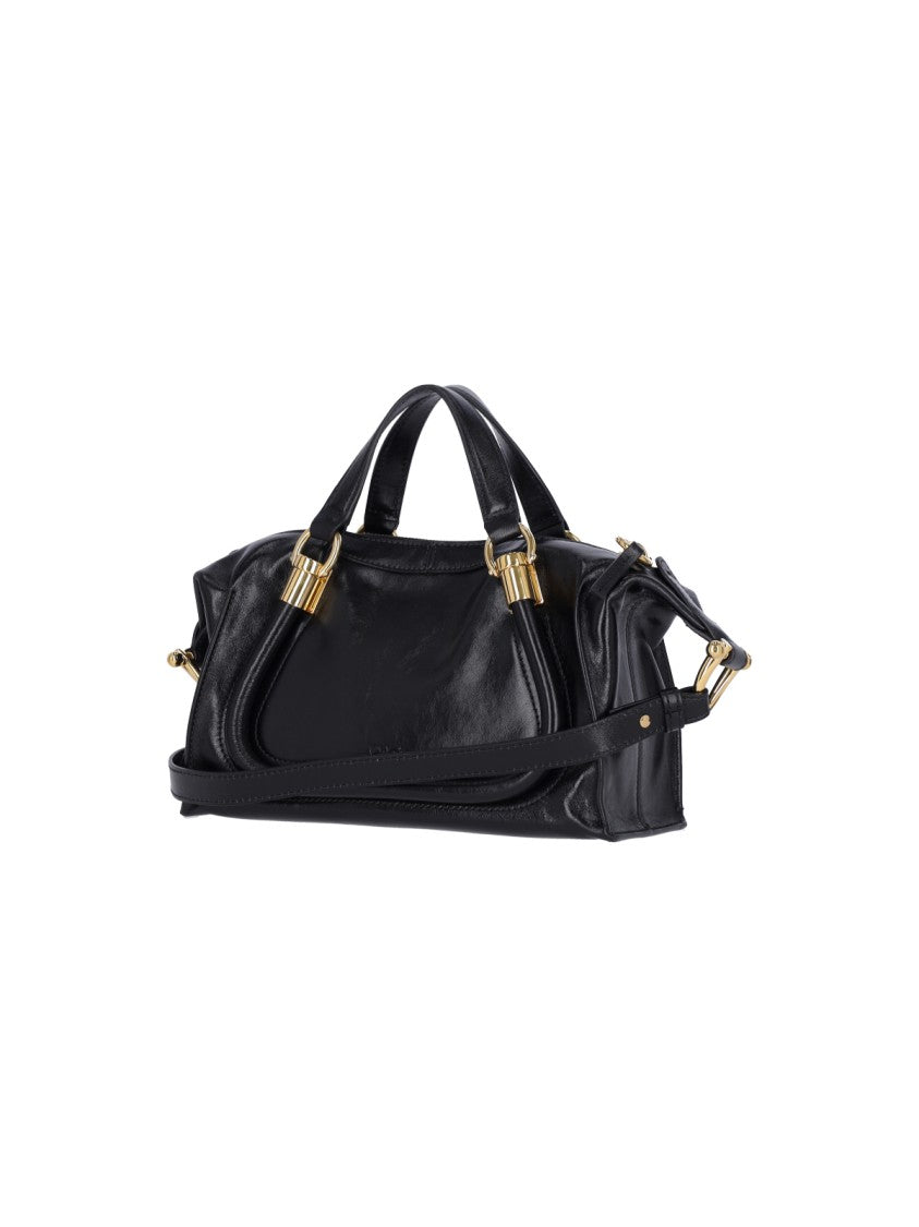 Chloé Paraty 24' Small Shoulder Bag – Black