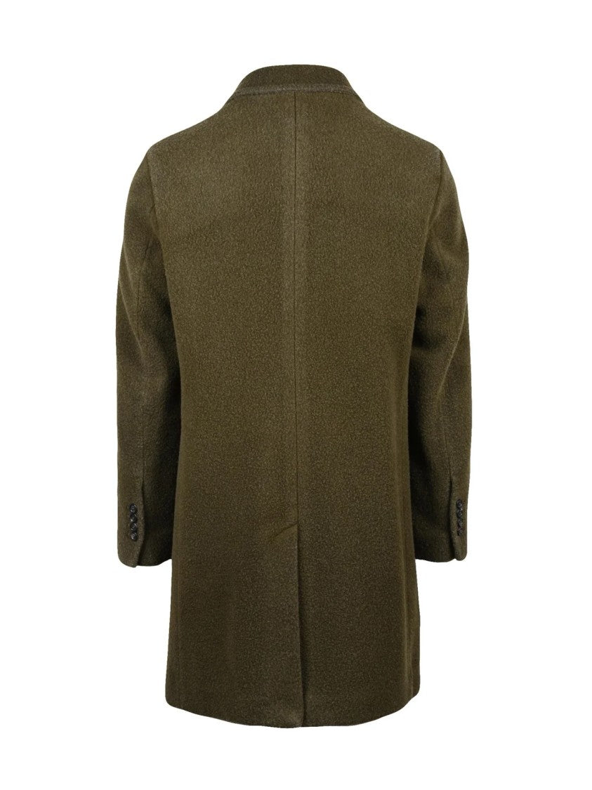 Circolo 1901 Military Green Virgin Wool-Blend Coat