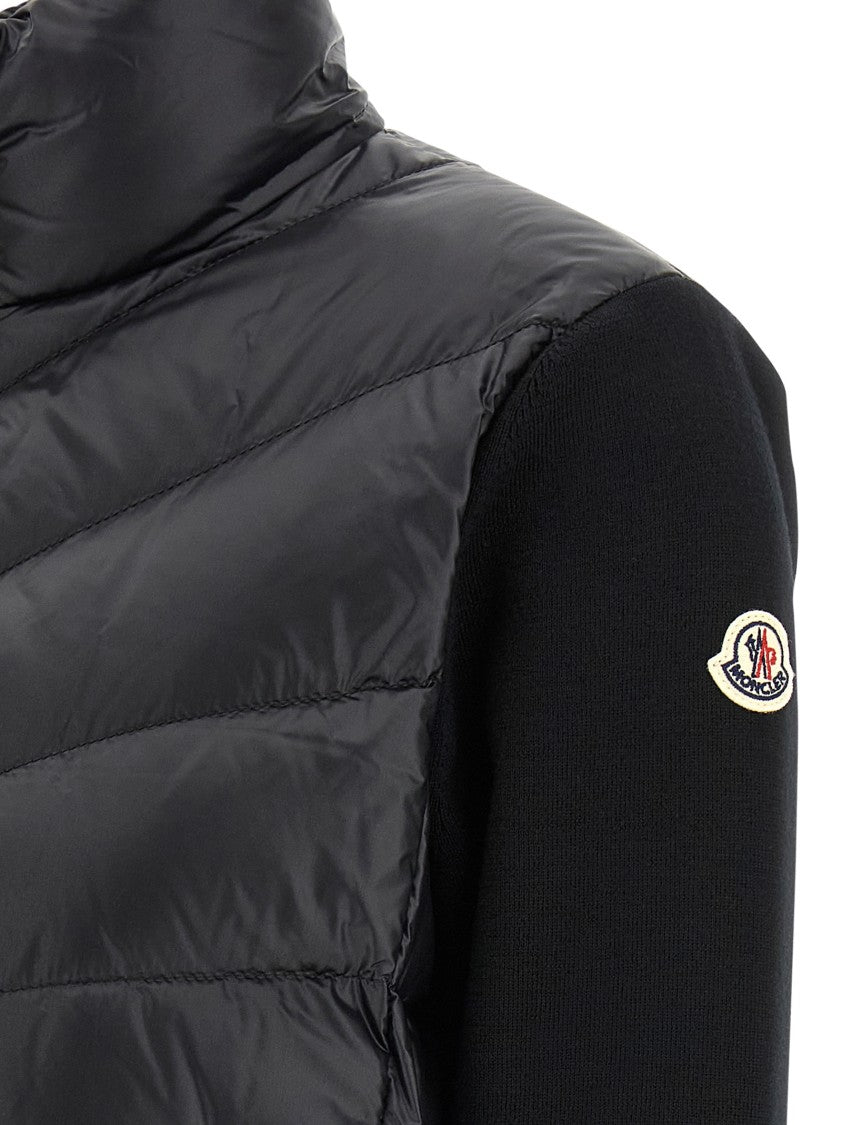 Moncler Tricot Sleeve Down Jacket