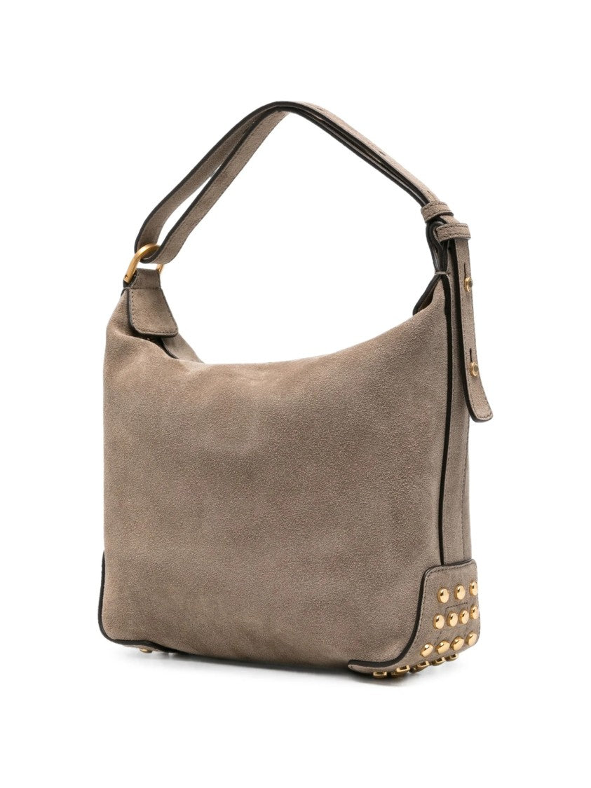 Tod's Rectangular Suede Mini Shoulder Bag With Adjustable Strap