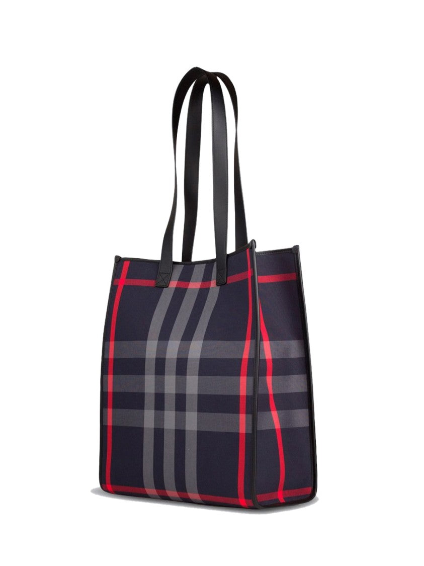 Burberry Ip Check Logo Tote Bag