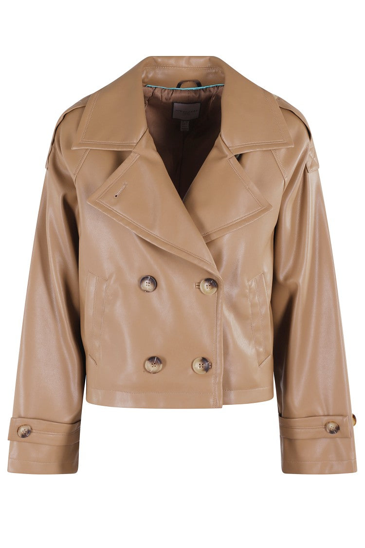 Urbancode Short Double-Breasted Trench Jacket