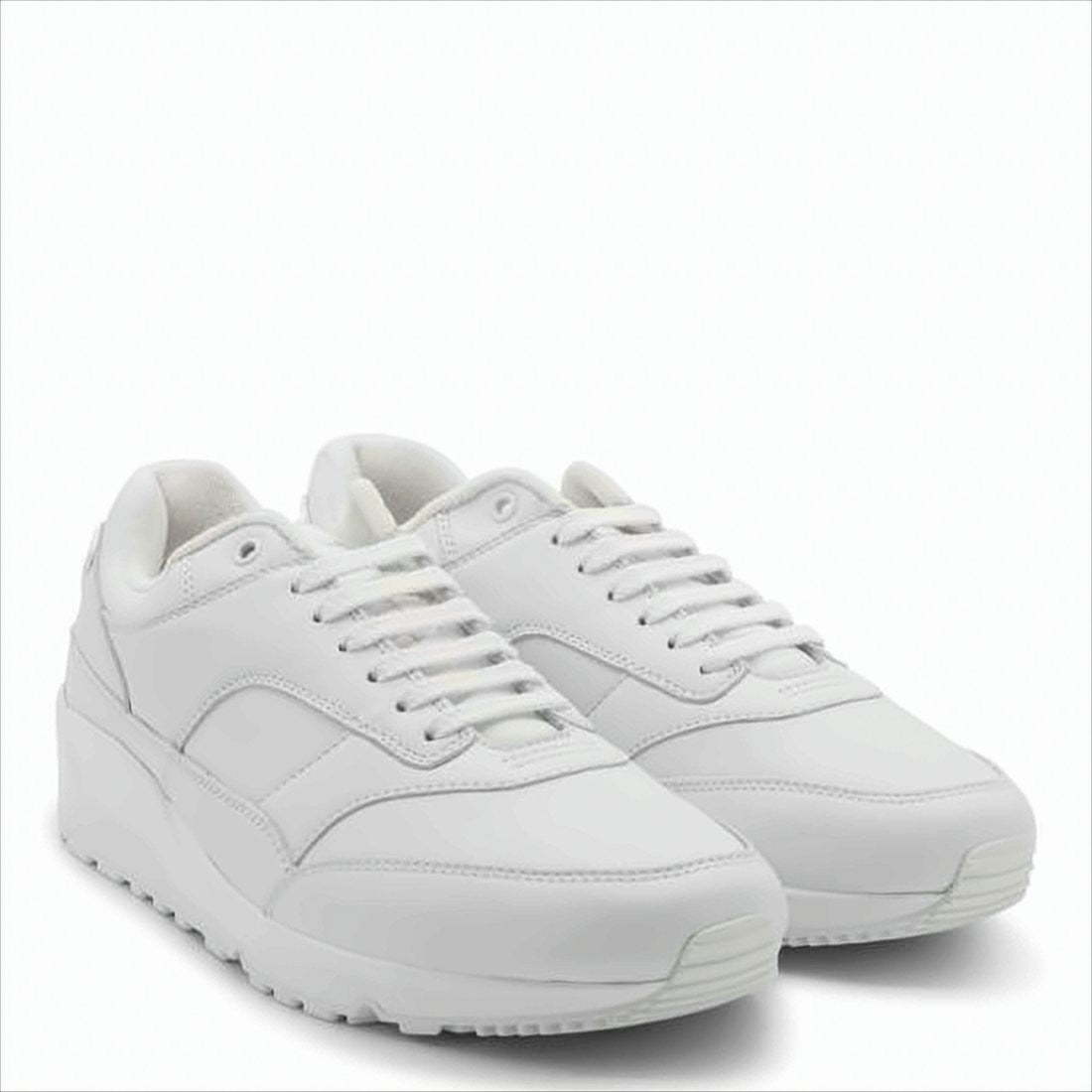 Saint Laurent Smooth Calf Leather Low-Top Sneakers With Rubber Sole