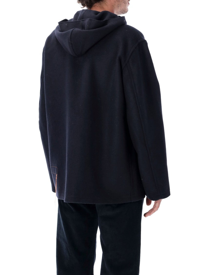 Fortela Kiowa Wool Toggle Hooded Montgomery Coat