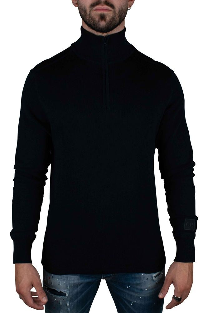 C.P. Company Navy Blue Fine Knit Sweater