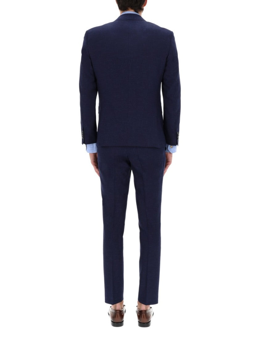 Boss Arti-Hesten Wool Blend Blue Suit