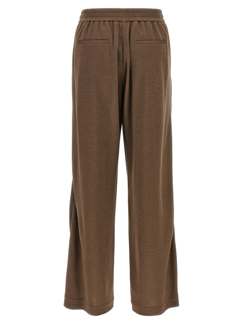 Brunello Cucinelli Shiny Trims' Joggers