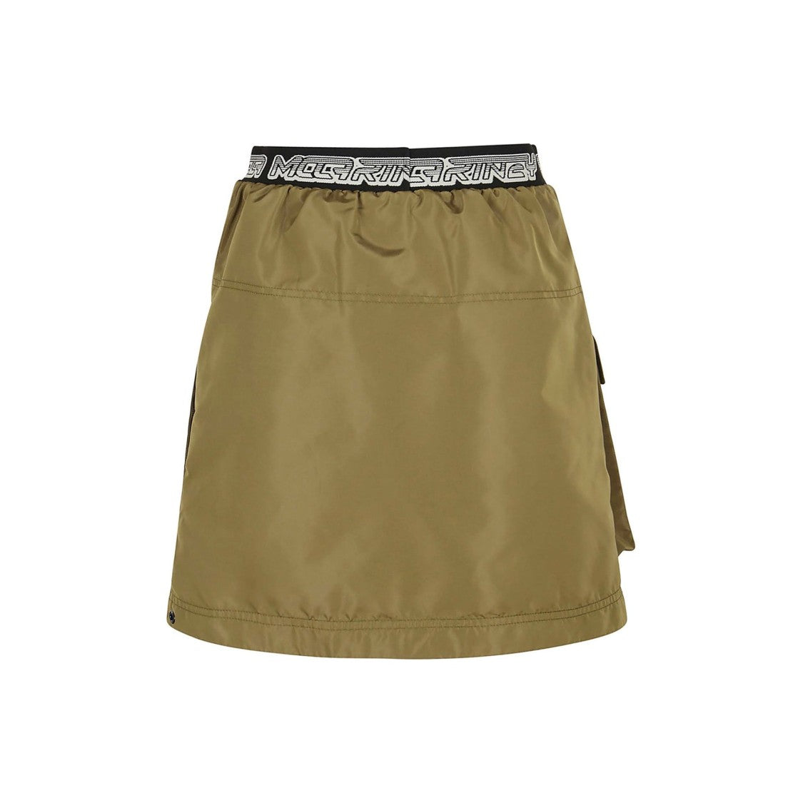 Stella Mccartney Khaki Logo Skirt