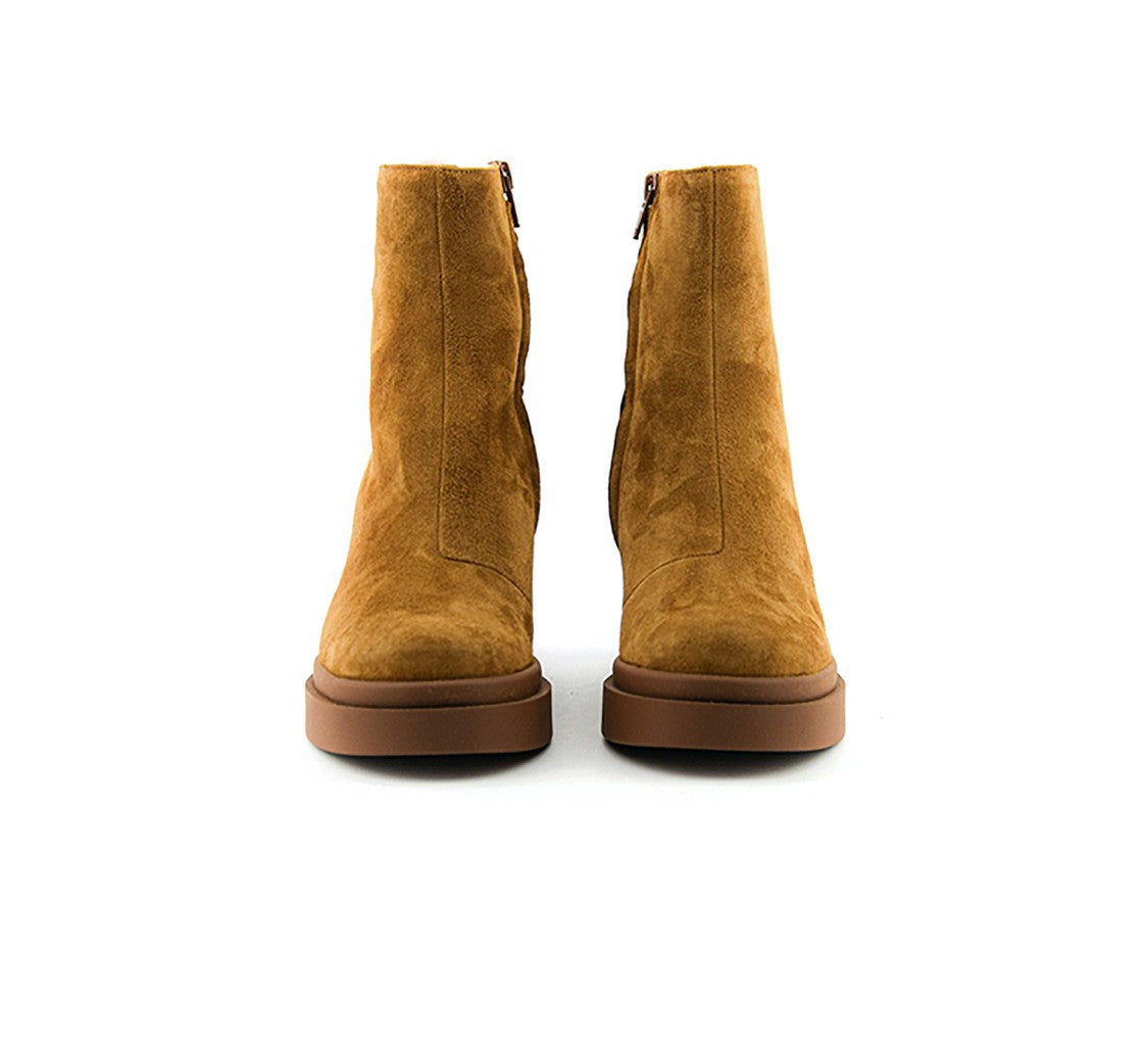 Roberto Festa Warm Brown Suede Ankle Boots