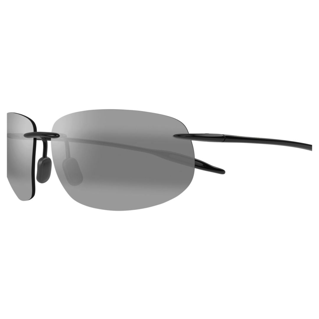Maui Jim Breakwall Rectangular Rimless Sunglasses With Adjustable Nose Pads