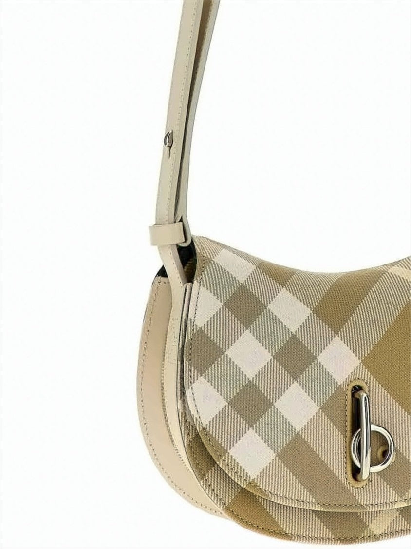 Burberry Crescent-Shaped Burberry Shoulder Bag