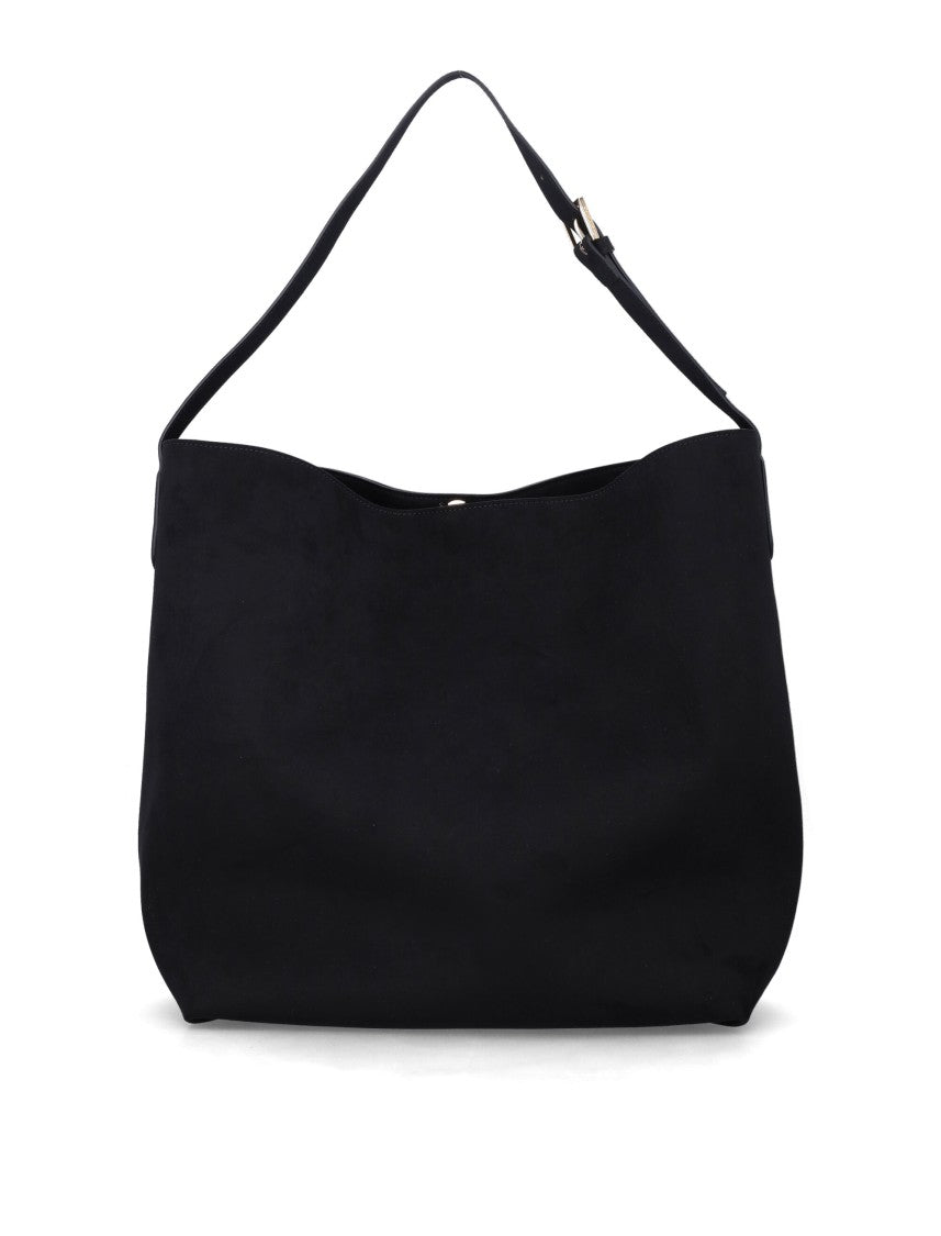 Themoirè Soft-Structured Minimalist Shoulder Bag With Adjustable Strap