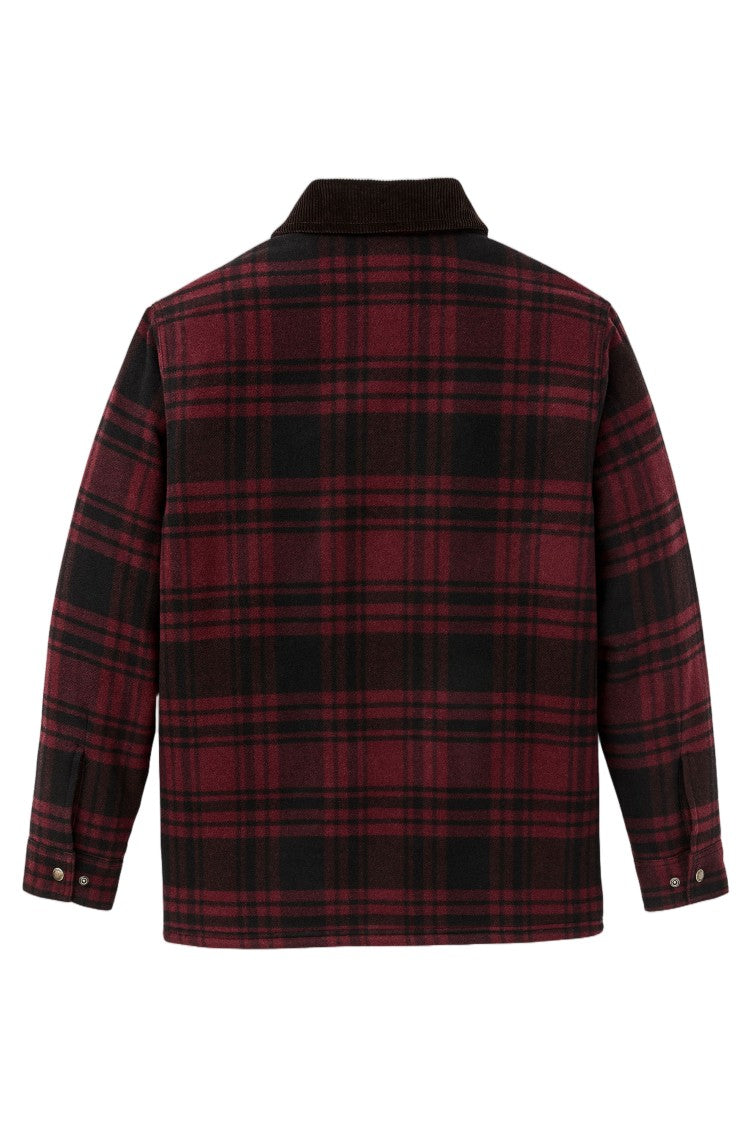 Filson Bordeaux Tartan Insulated Wool-Blend Jacket