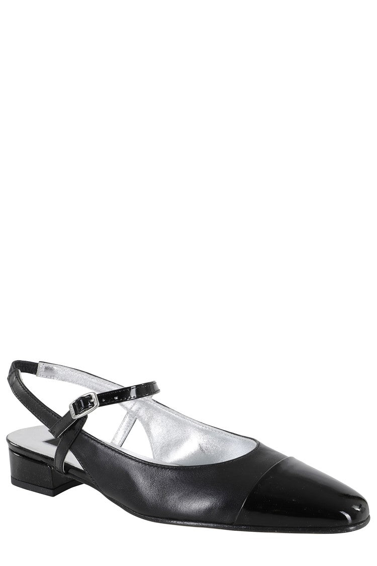 Carel Paris Pointed Toe Slingback Shoe With Adjustable Straps