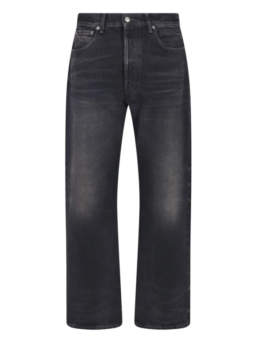 Haikure Relaxed Five-Pocket Straight-Leg Jeans
