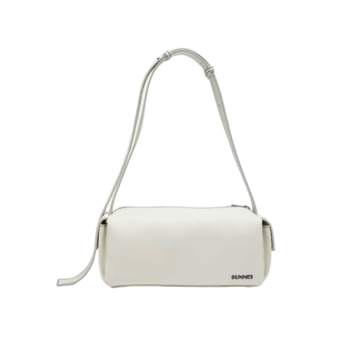 Sunnei Rectangular Leather Shoulder Bag With Adjustable Strap