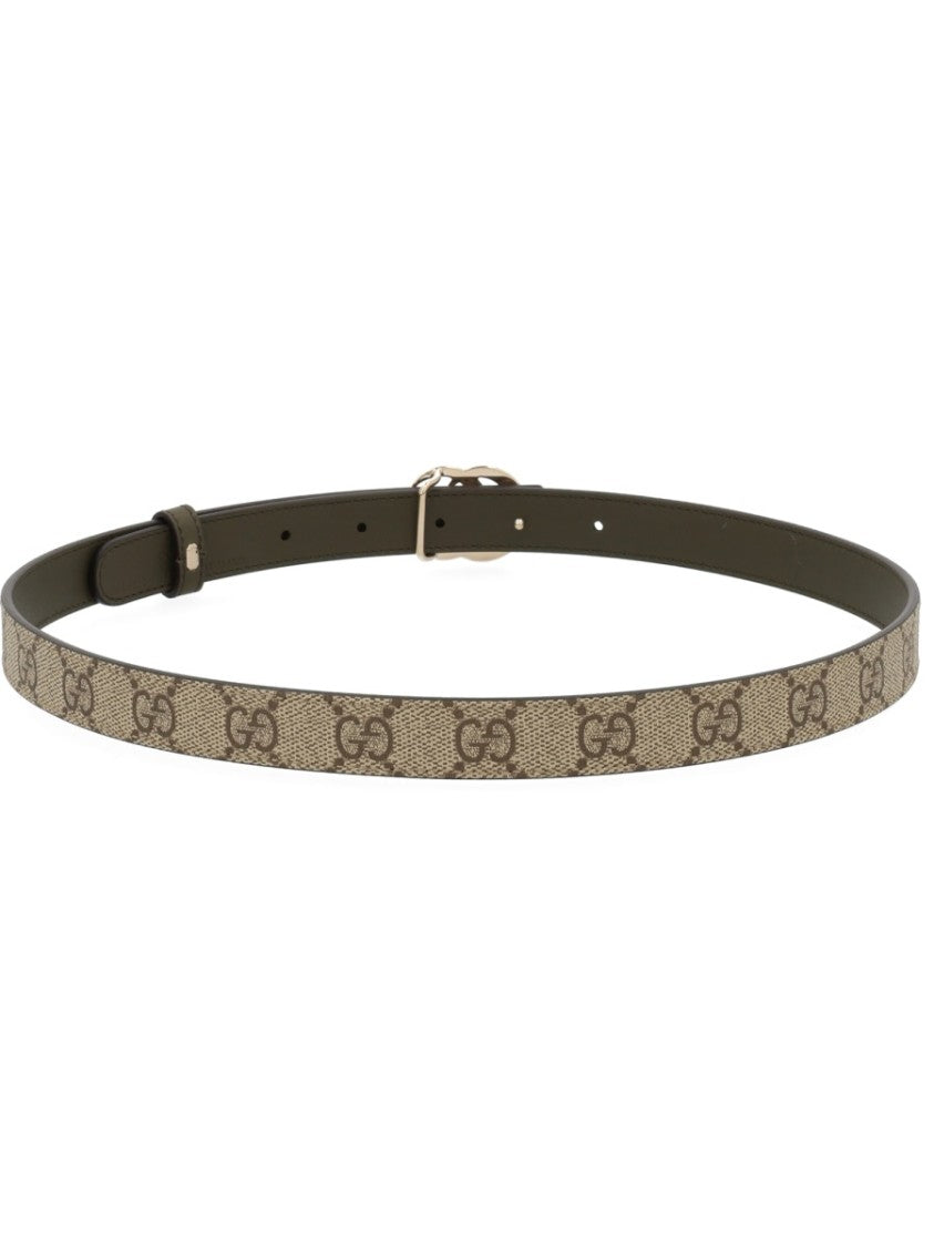 Gucci Gg Marmont Slim Reversible Monogram Belt