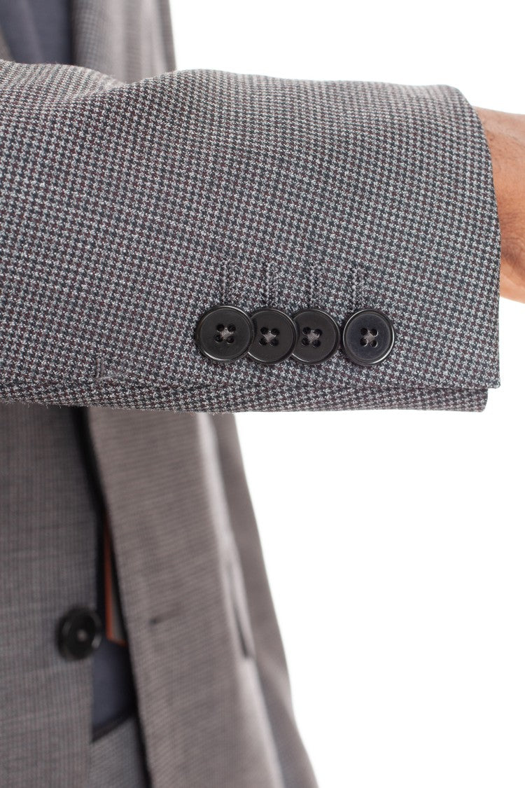 Zegna Houndstooth Wool Suit