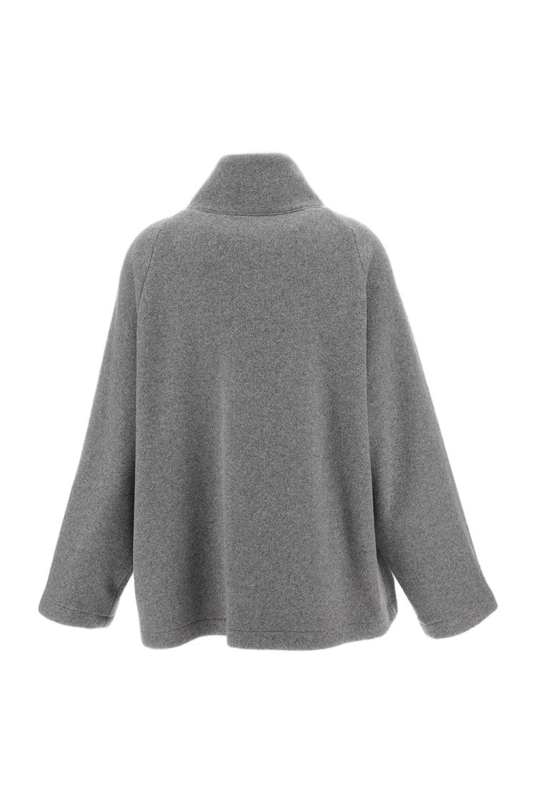 Barena Grey Grecale Ultra-Soft Double Wool Jersey Sweater