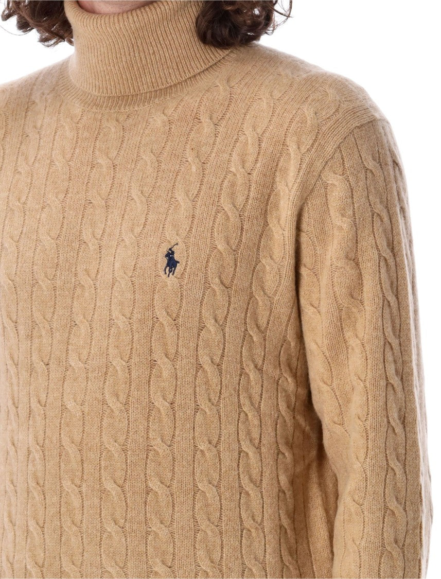 Polo Ralph Lauren High-Neck Cable Knit Sweater