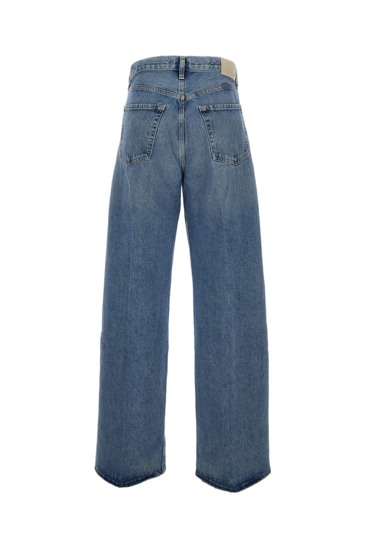 Citizens Of Humanity Mid-Rise Baggy Jeans In Light Blue Organic Cotton