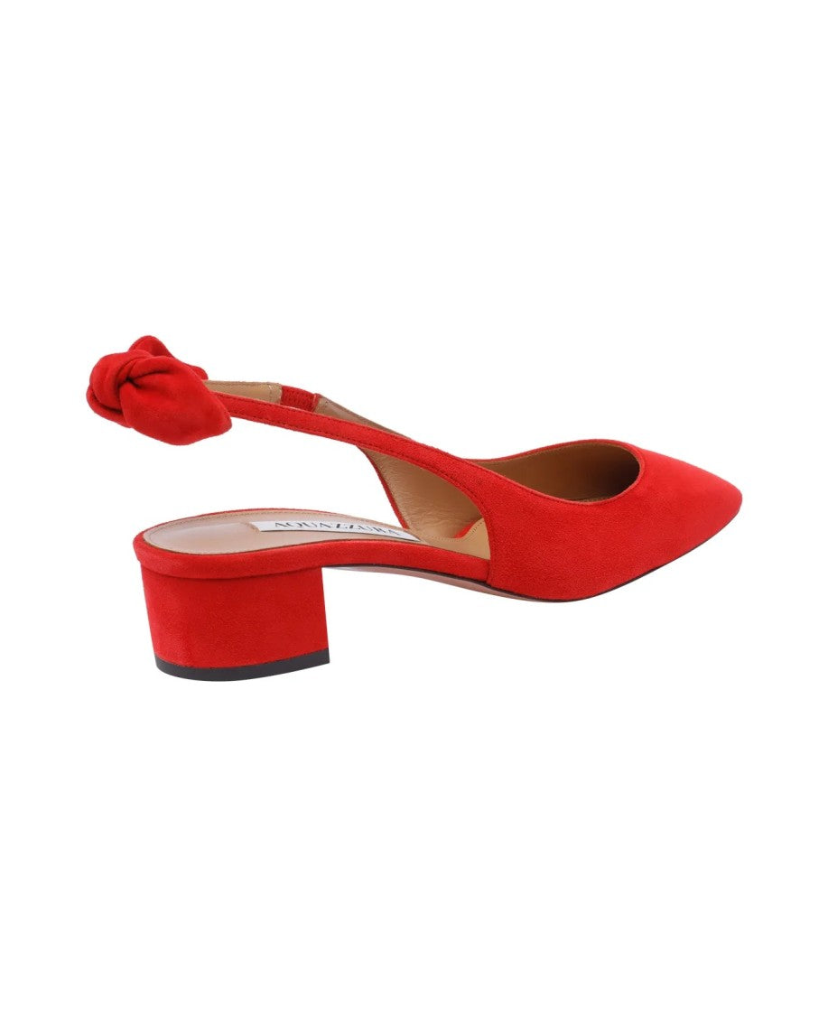 Aquazzura Very Bow Tie Sling 35