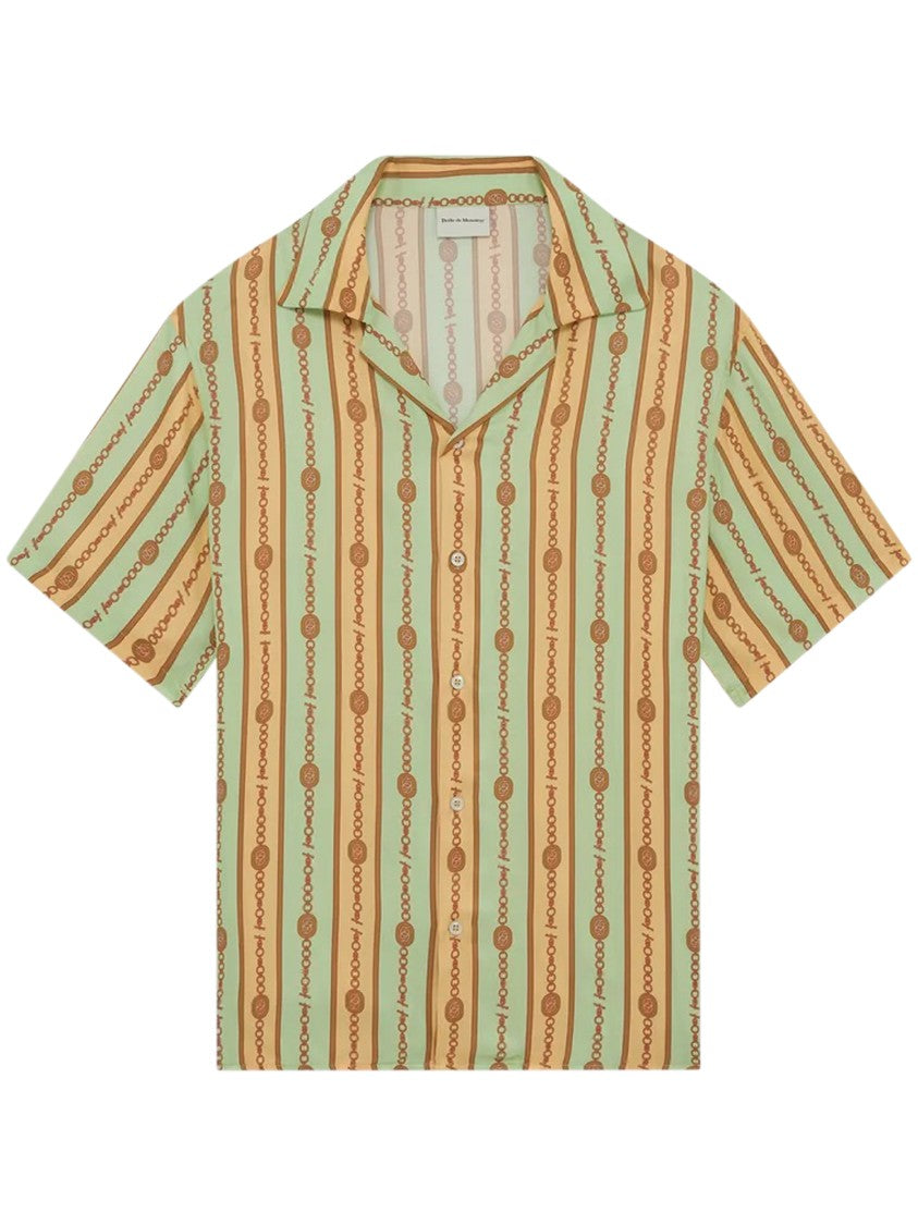 Drôle De Monsieur Relaxed Fit Striped Shirt