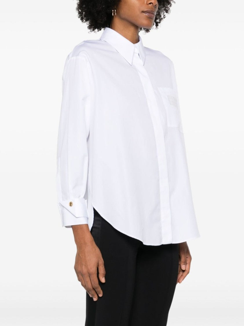 Elisabetta Franchi Classic Button-Up Cotton Shirt