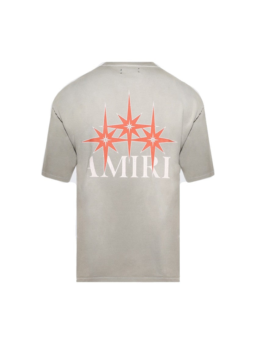 Amiri Starburst Oversized Tee Grey