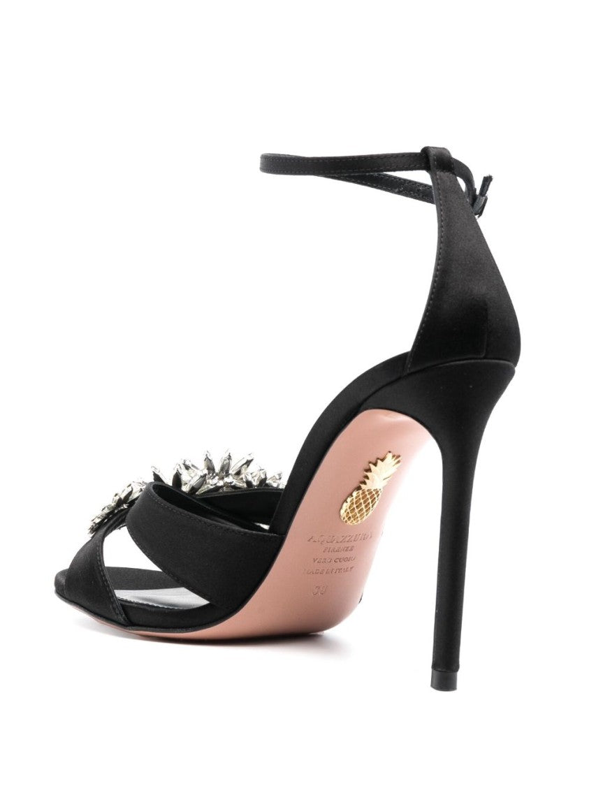 Aquazzura Crystal-Embellished High Stiletto Sandals