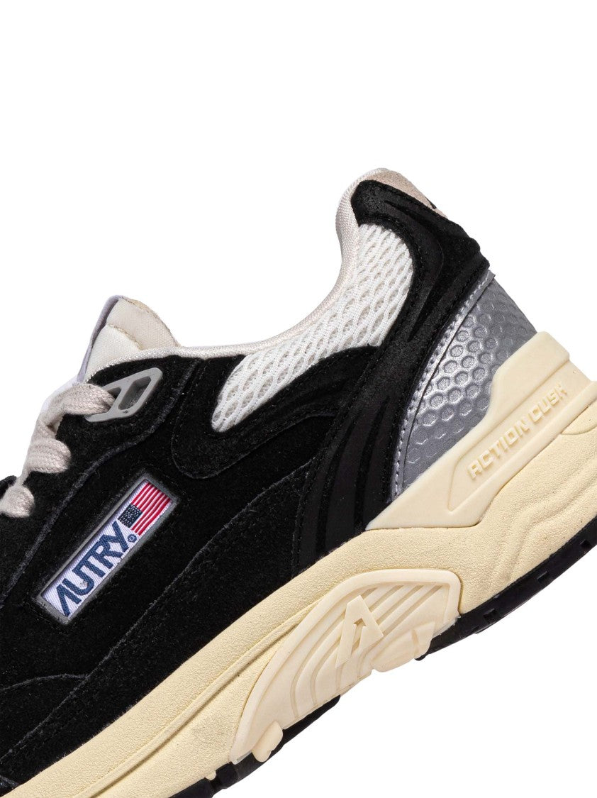 Autry Black Suede And Mesh Sneakers