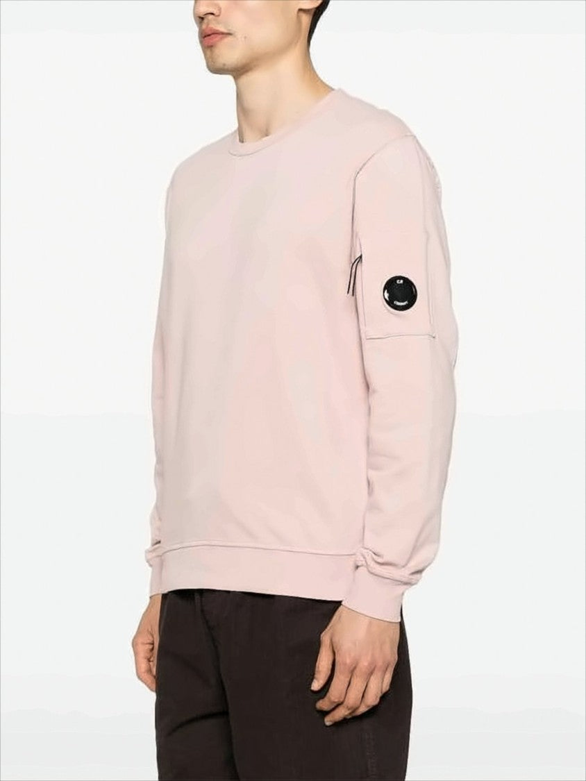 C.P. Company Long-Sleeve Crewneck Sweatshirt With Distinctive Logo Patch