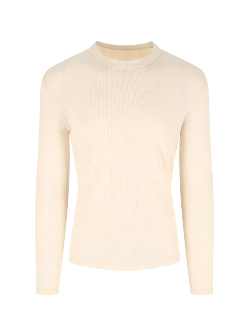 Berner Kuhl Wool Rib Sweater Cream