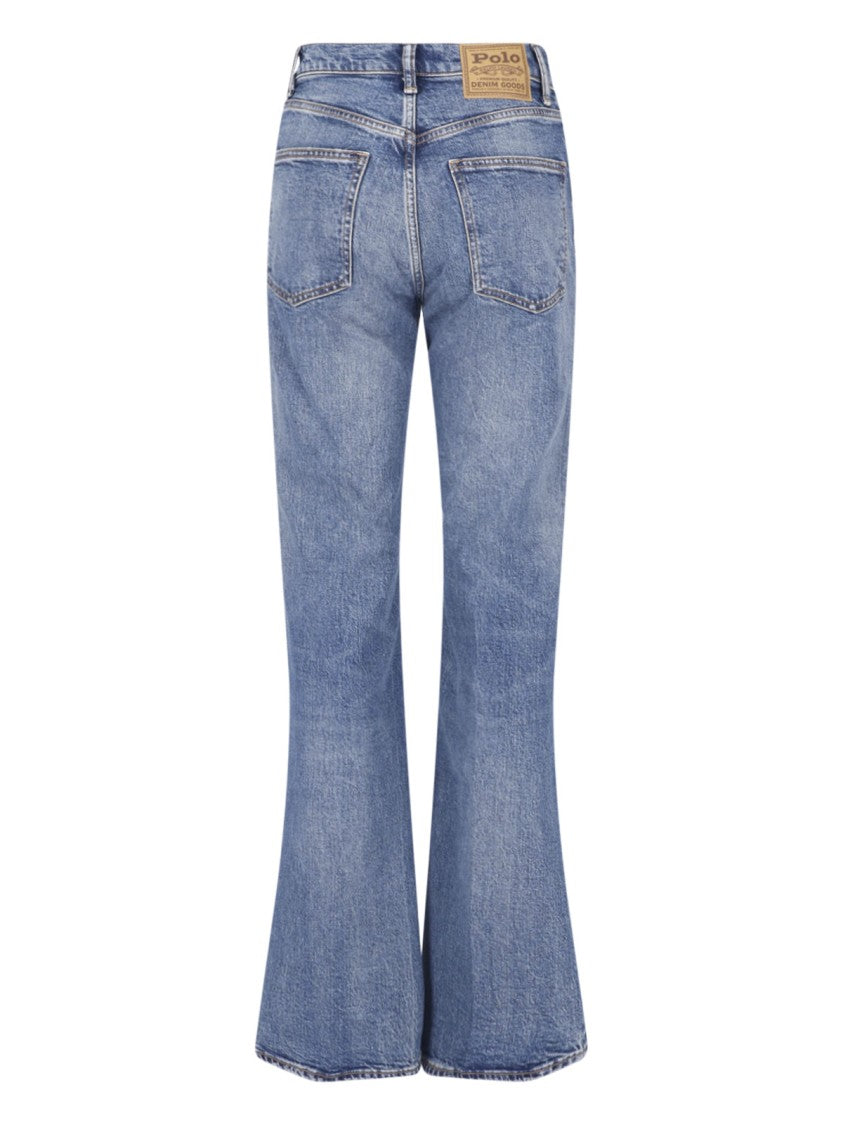 Polo Ralph Lauren Flared Jeans With Classic Five-Pocket Design