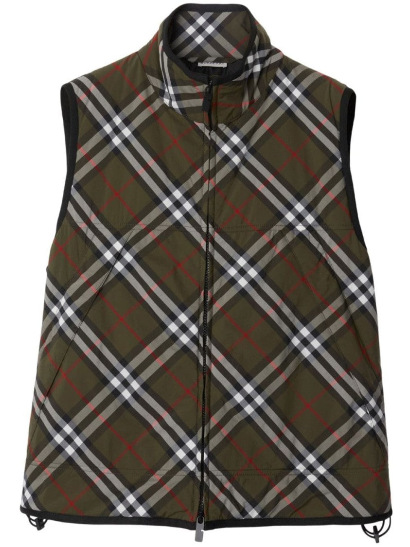 Burberry Checked Padded Gilet