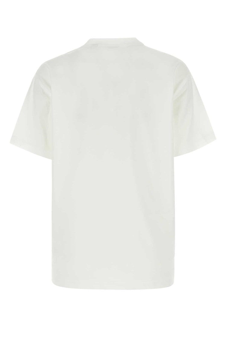 Burberry White Cotton Oversize T-Shirt