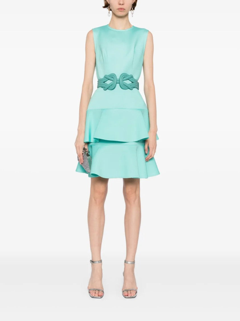 Saiid Kobeisy Midi Ruffled Dress