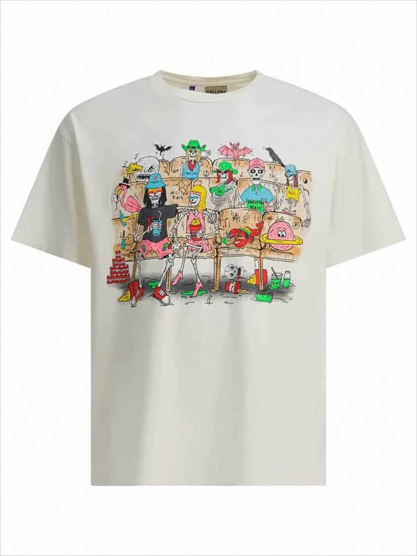 Gallery Dept. Relaxed-Fit Graphic Print T-Shirt With Theater Characters