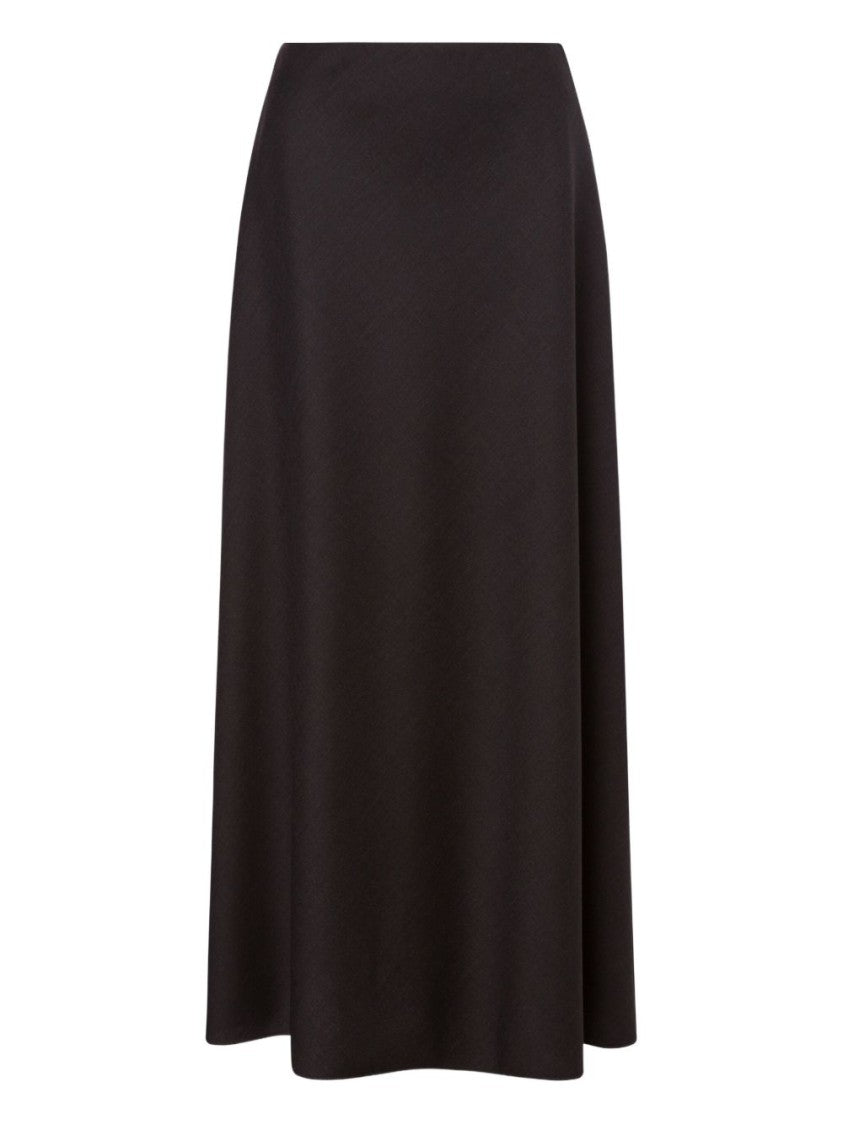 Alberta Ferretti High-Waisted Midi Skirt In Structured Fabric
