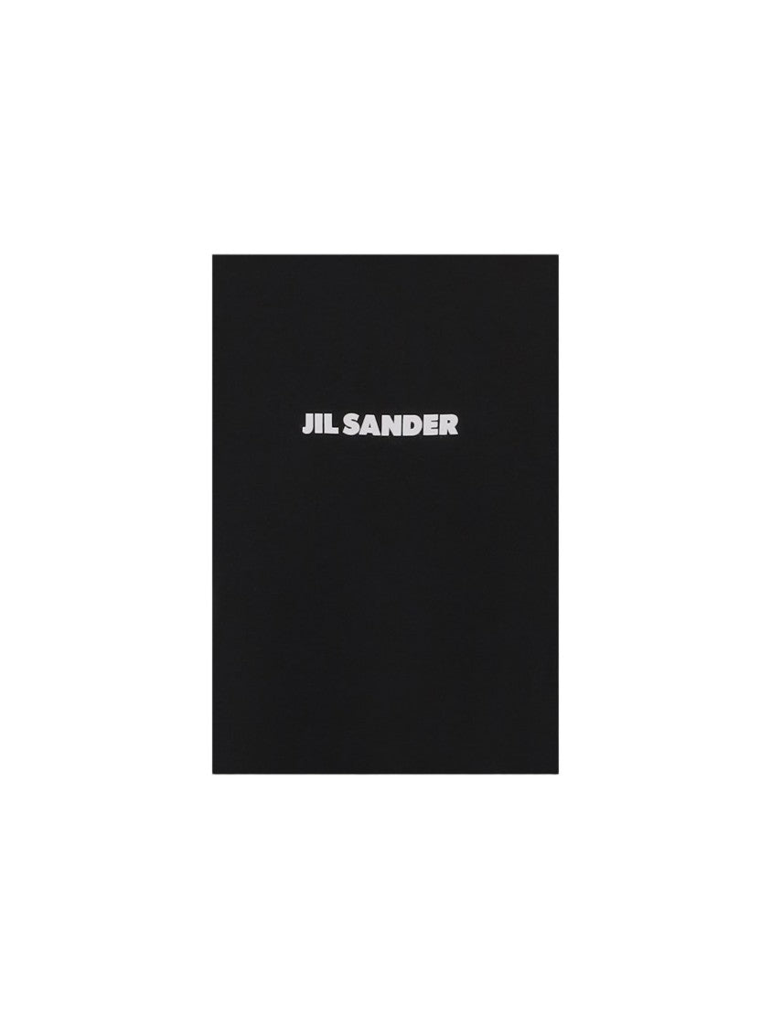 Jil Sander Cotton T-Shirt With Front Logo Print