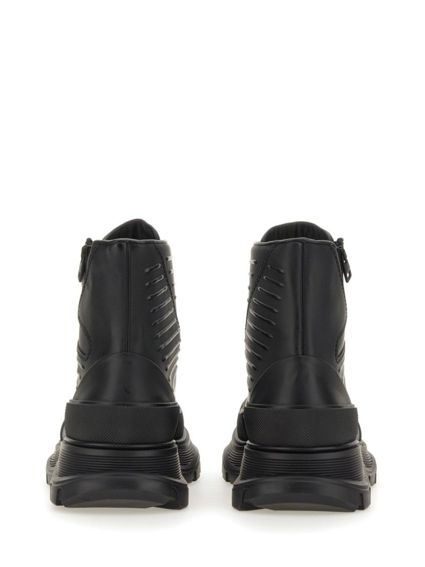 Alexander Mcqueen Tread Slick Motorcycle Boots