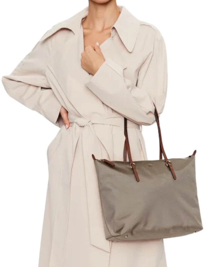 Lauren Ralph Lauren Keaton 26 Medium Tote In Recycled Nylon