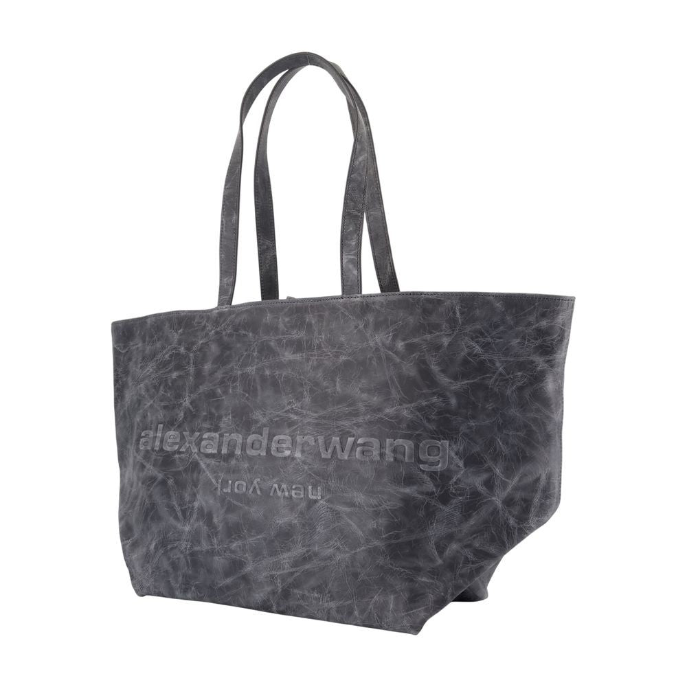 Alexander Wang Punch Shopper Bag - Leather - Grey